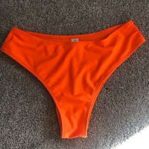 Neon Orange Bikini Bottom